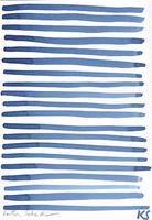 © Kate Schelter LLC 2023 | FRENCH BLUE HORIZONTAL LINES 2 by Kate Schelter