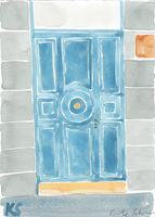 © Kate Schelter LLC 2023 | Paris Blue Door by Kate Schelter