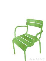 © Kate Schelter LLC 2023 | Tuileries green chair by Kate Schelter