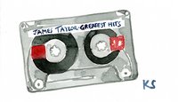 © Kate Schelter LLC 2024 | "JAMES TAYLOR GREATEST HITS" TAPE CASETTE by Kate Schelter
