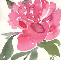 © Kate Schelter LLC 2024 | PEONY 15 FUSCIA by Kate Schelter